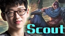小学弟Scout亚索第一视角 逆天操作无情斩杀！