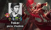 Faker中单吸血鬼vs铁男：两个大刷子间的对决！