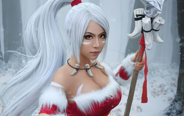 冰雪节奈德丽 冰雪节豹女COSPLAY