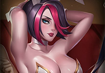 提莫竟然有胸！联盟女生兔女郎变装Party