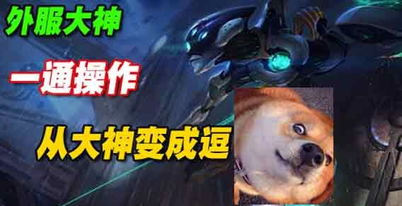 大神真会玩 把自己一秒玩成逗