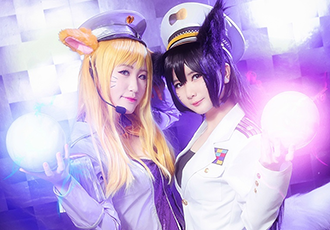 LOL界Twins！姐妹花阿狸COS