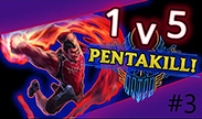 最帅的五杀莫过于1V5五杀！