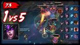 1V5真的帅气，拯救队伍就靠你了！