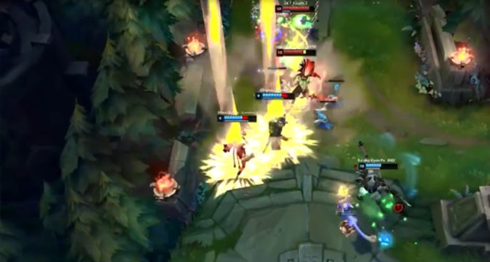 大师亚索操作秀 灵动身法强势1V3