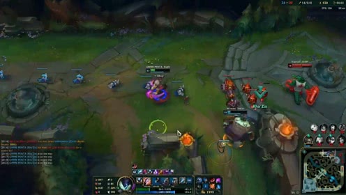 LOL：残血螳螂，他能拿到五杀吗？