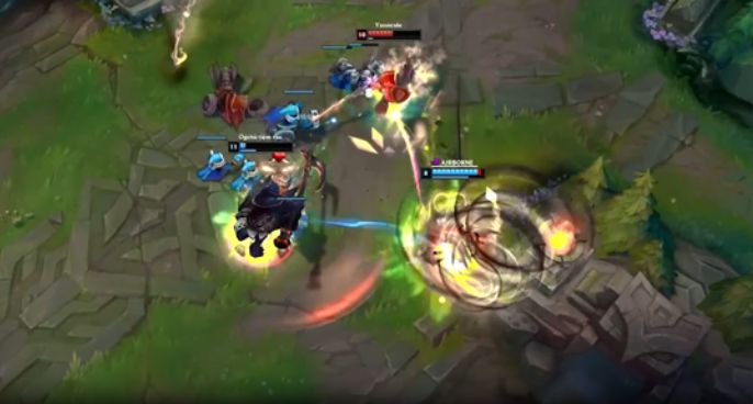 亚索教科书般1v4 逆天改命怒取四杀