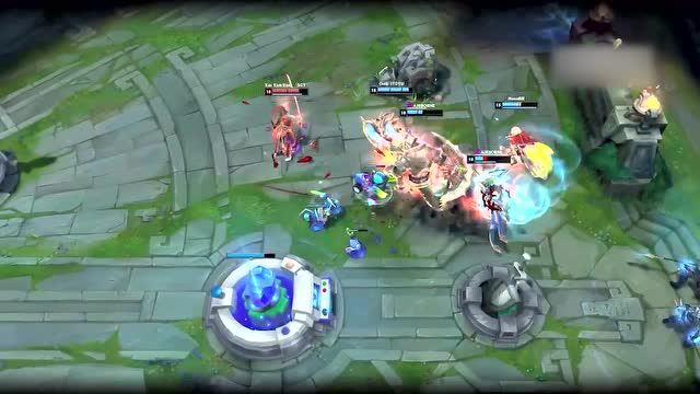 天秀亚索高地1V5 细节拉锯团灭对手