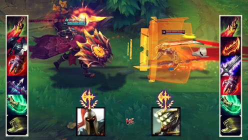 LOL新版潘森VS易大师，只有一次出招的机会？
