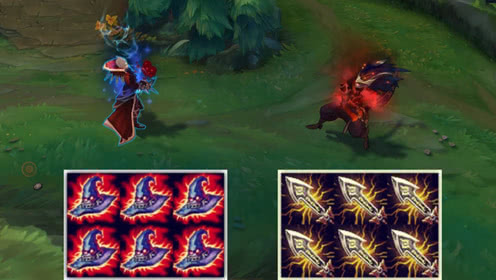 LOL帽子吸血鬼VS无尽亚索，物理和魔法的终极对抗