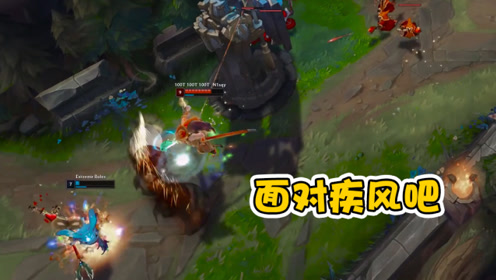 LOL玩亚索应当如此，防御塔也阻挡不了进攻的脚步