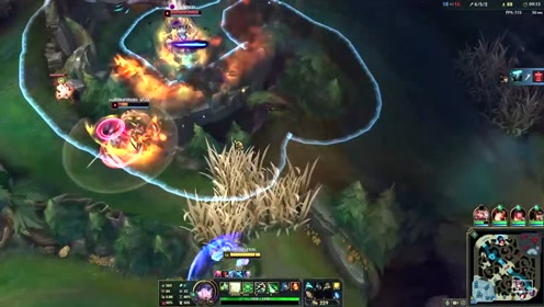 LOL：无限火力最强组合，中一个技能就要死，开局不想玩了！