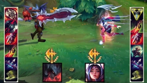 LOL剑魔VS刀妹，艾欧尼亚昂扬不灭!