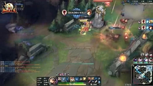 路人王 无限火力骚男盲僧打疯了 那点血量还能秀啊