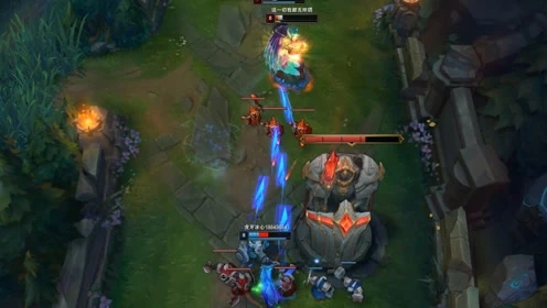 LOL：寒冰抗塔杀盲僧，盲僧残血刷蛤蟆，蛤蟆：我们不要面子的？