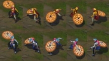 《LOL》2018愚人节披萨快递员希维尔效果展示
