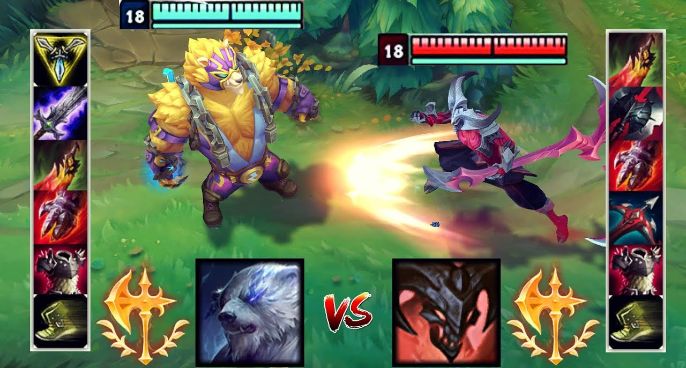 LOL：神装狗熊VS神装凯隐，哪个英雄更强？