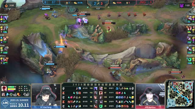 2020LDL夏季赛常规赛 JNG vs 87 第二场