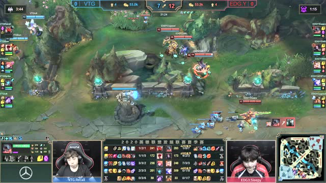 2020LDL夏季赛常规赛 VTG vs EDG.Y 第一场