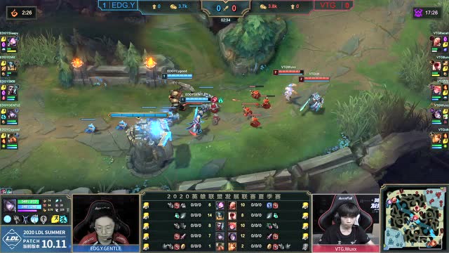  2020LDL夏季赛常规赛 VTG vs EDG.Y 第二场