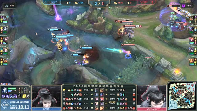 2020LDL夏季赛常规赛 VGP vs IGY 第二场