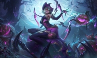 《英雄联盟》奥德赛系列皮肤原画 魔女伊莉丝火辣