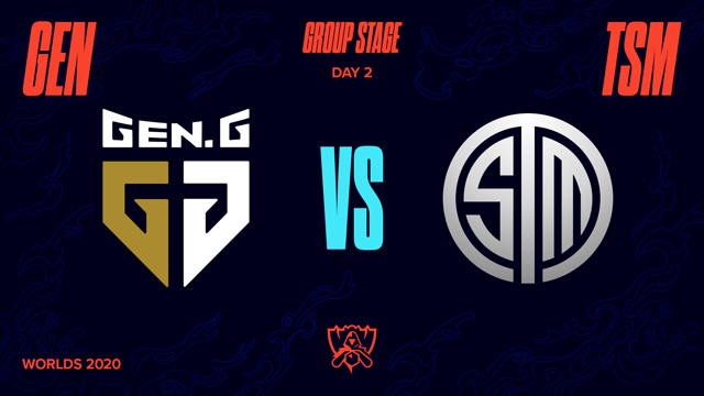 2020全球总决赛小组赛第二日 GEN vs TSM