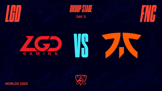 2020全球总决赛小组赛第二日 LGD vs FNC