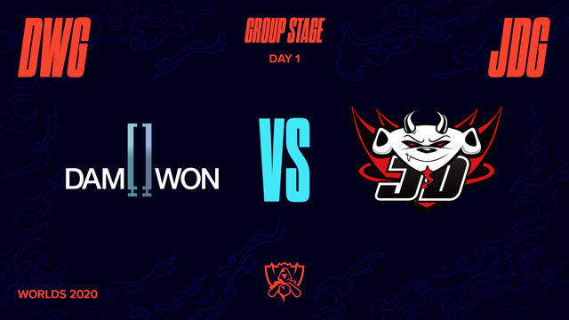 2020全球总决赛小组赛第一日 DWG vs JDG