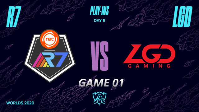 2020全球总决赛入围赛第五日 LGD vs R7 第一局