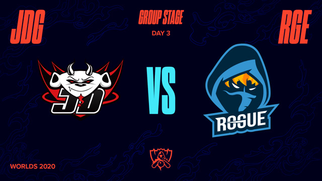 2020全球总决赛小组赛第三日 JDG vs RGE