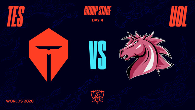 2020全球总决赛小组赛第四日 TES vs UOL