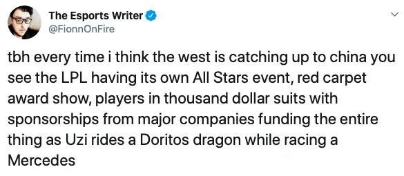 属实太欢乐了 国外网友热议LPL全明星